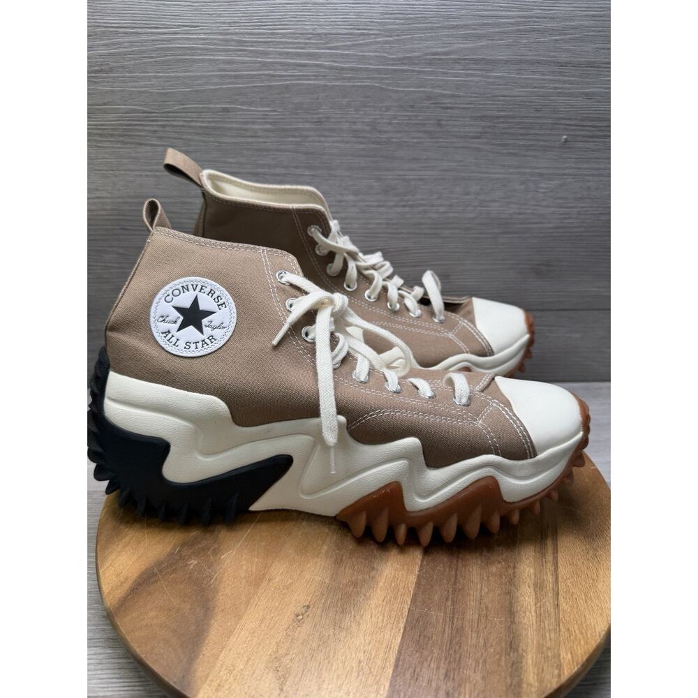 Converse Run Star Hike Motion High Top Platform Sneakers Tan. Men’s 9.5 - Picture 1 of 7